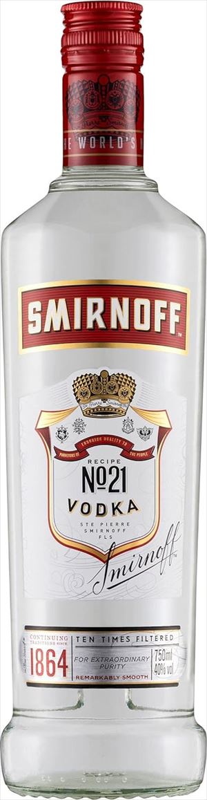 楽天市場】スミノフ ウォッカ スピリッツ 40度 750ml【ラベルデザイン