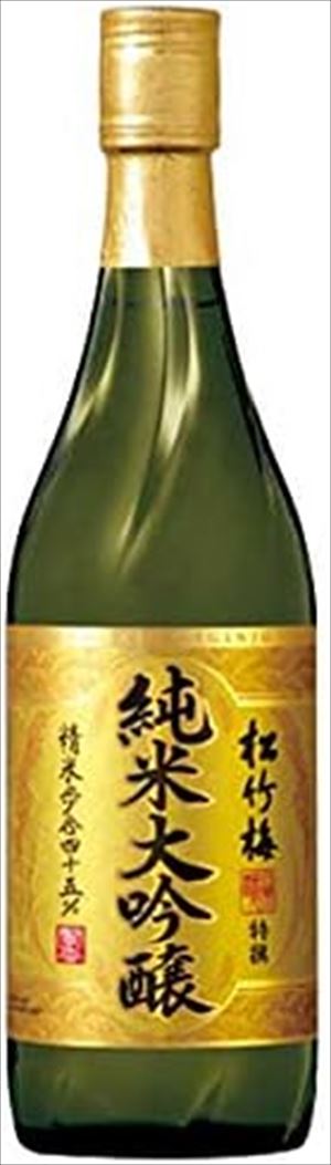 楽天市場】宝 松竹梅 純米大吟醸・金箔純米 2本セット JD-RK 1.8L × 2