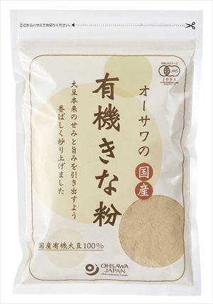 送料無料 オーサワジャパン オーサワの国産有機きな粉 100g×30個