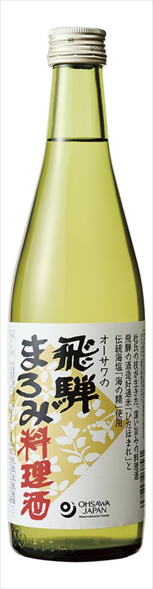送料無料 オーサワジャパン オーサワの飛騨まろみ料理酒 500ml×12本
