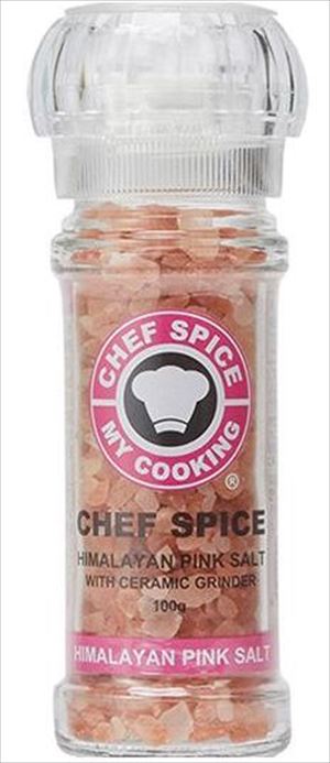 楽天市場】シェフスパイス ピンク岩塩 ミル付き 130g まとめ買い(×6