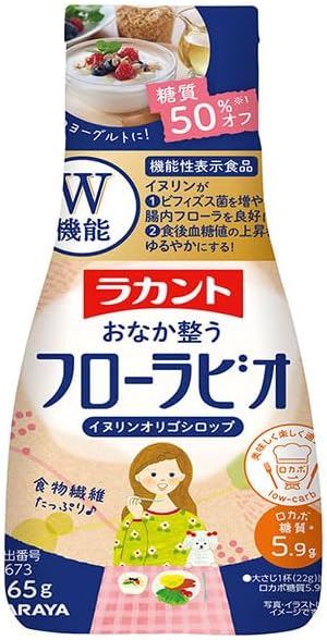 送料無料 サラヤ ラカントフローラビオ 265g&times;18本｜御用蔵 大川