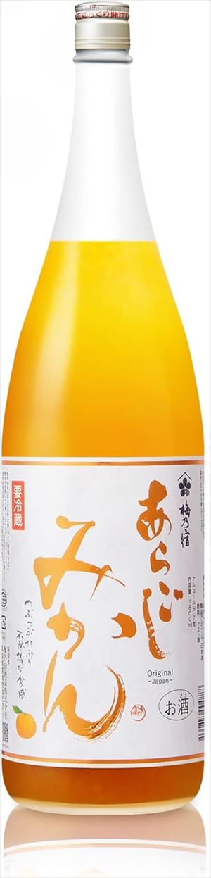 梅の宿 あらごしみかん 7度 1800ml×6本 クール便でお届け|御用蔵 大川