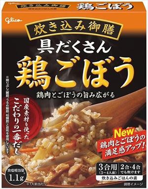 送料無料 江崎グリコ 炊き込み御膳 鶏ごぼう 266g×30個|御用蔵 大川
