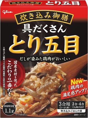 送料無料 江崎グリコ 炊き込み御膳 とり五目 272g×30個|御用蔵 大川