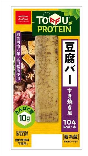 楽天市場】送料無料 アサヒコ 豆腐バー すき焼き風(1本)×24本