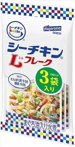 送料無料 はごろもフーズ シーチキンSmile Lフレーク(50g&times;3P)&times;32袋｜御用蔵 大川