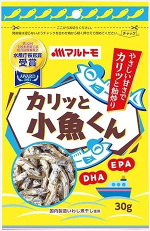 送料無料 マルトモ カリッと小魚くん 30g×40袋