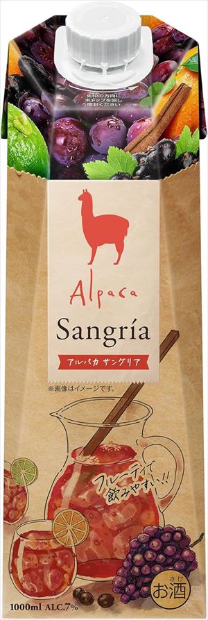 サンタ・ヘレナ・アルパカ・サングリア 赤 1000ml×12本