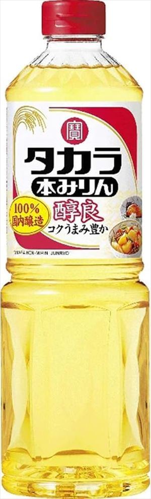 送料無料 宝酒造 宝本みりん 醇良 1000ml×12本