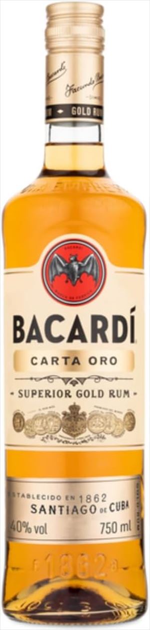 楽天市場】ラム酒 バカルディ ゴールド（オロ）750ml 40度