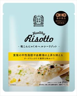 送料無料 粒こんにゃくのヘルシーリゾット チーズ 200g×30個