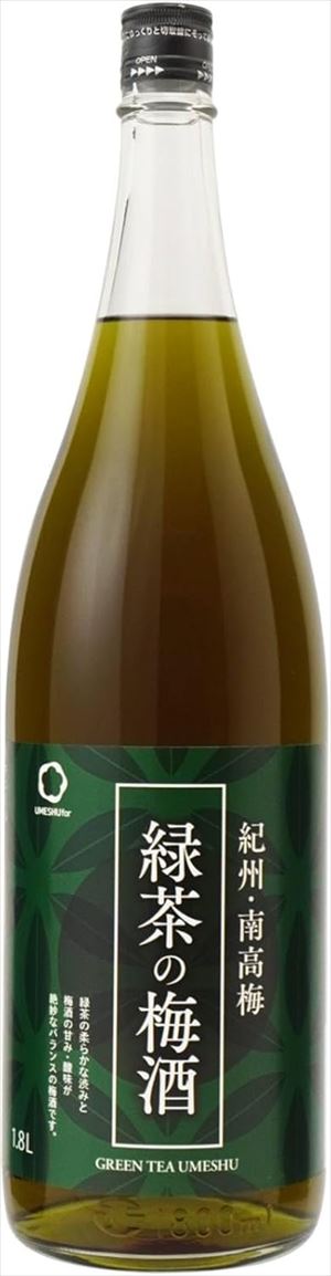 中野BC 緑茶の梅酒 12度 和歌山県 1800ml×6本