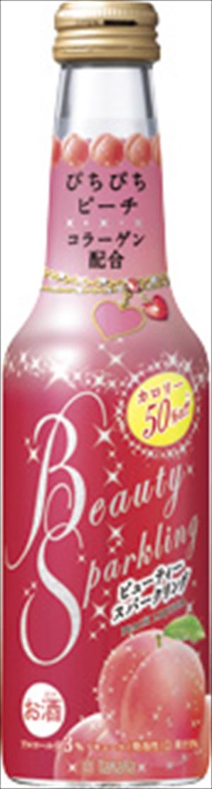 宝酒造 ビューティースパークリング ぴちぴちピーチ 瓶 250ml×24本
