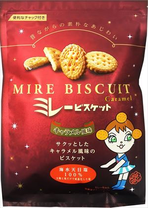 送料無料 MDホールディングス ミレービスケット キャラメル風味 115g×24袋