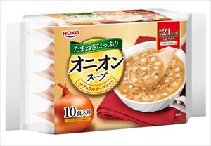送料無料 宝幸 フリーズドライたまねぎたっぷりオニオンスープ 10食入り×16個