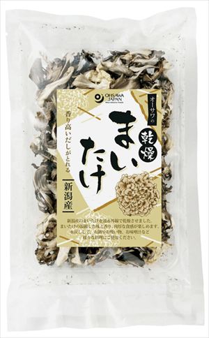 送料無料 オーサワジャパン 乾燥まいたけ 30g&times;20袋｜御用蔵 大川