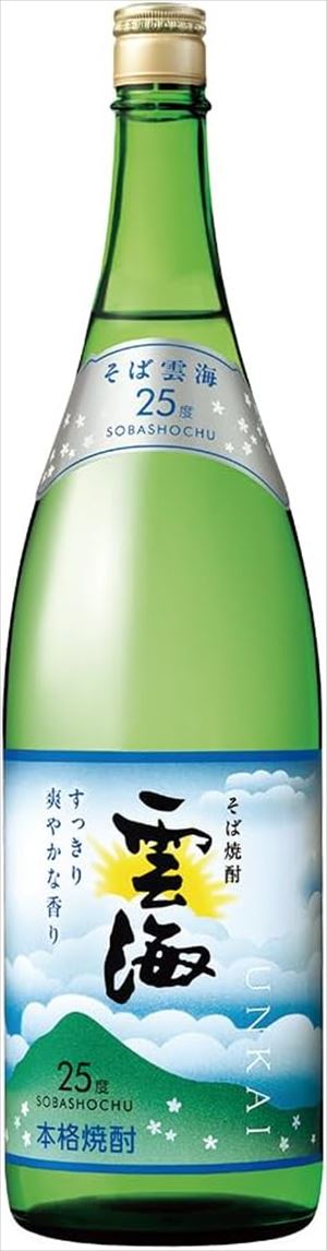 本格そば焼酎 そば雲海 25度 1800ml&times;6本｜御用蔵 大川
