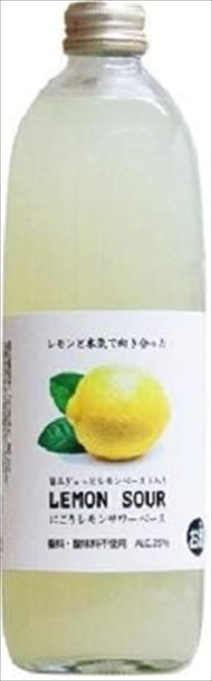 能勢酒造 にごりレモンベース 25％ 500ml×12本