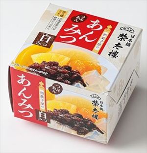 送料無料 榮太楼 和菓子屋のみつ豆 白みつ 255g&times;48個｜御用蔵 大川