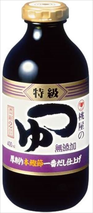 送料無料 桃屋 つゆ 特級 400ml×12本