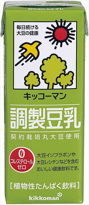 送料無料 キッコーマン飲料 調製豆乳 200ml×72本