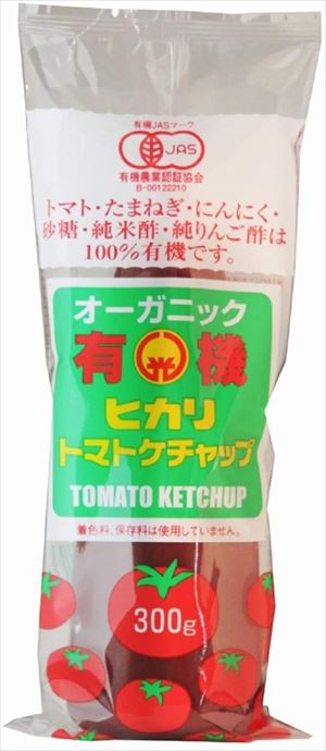 送料無料 光食品 有機トマトケチャップ 300g×20本
