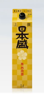 日本盛 上撰サケパック 日本酒 兵庫県 2000ml×6本