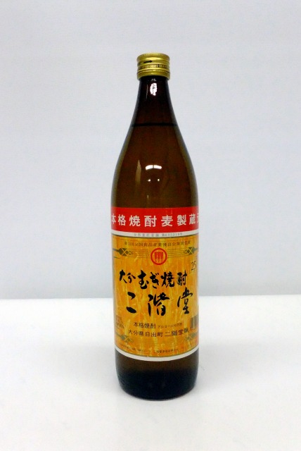 麦焼酎 大分むぎ焼酎 二階堂 25度 900ml×12本|御用蔵 大川