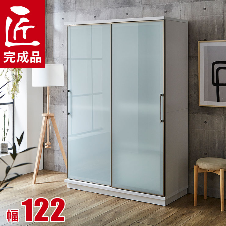 ★10%OFF★ 食器棚 大川調度品 引き戸 範囲台 122 勝手もとゲーム盤 白いこと 両瑠璃扉 納める反っくり返るの大型家電ゲーム盤 優勝杯ゲーム盤 カータレット 幅122糎 成し遂げる品 日本製