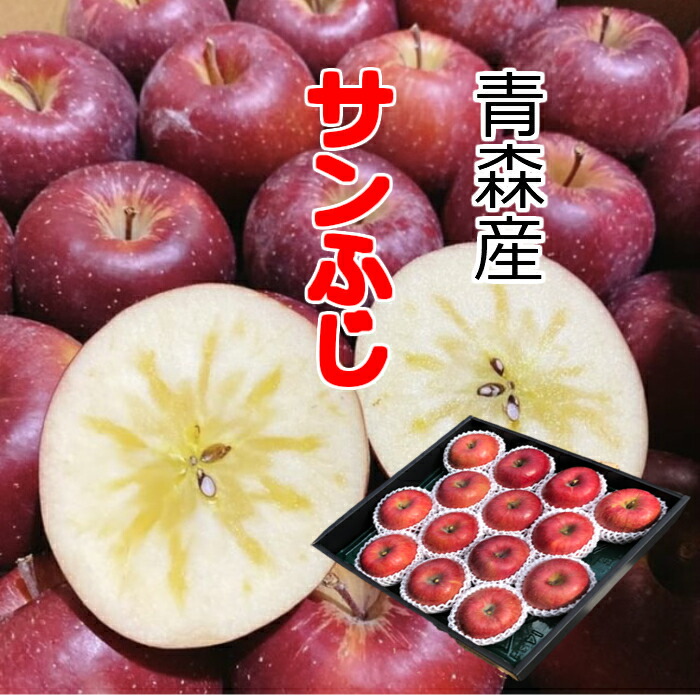 出荷 送料無料 青森産 サンふじ 贈答用 りんご 5kg 12-14玉 お歳暮 ギフト