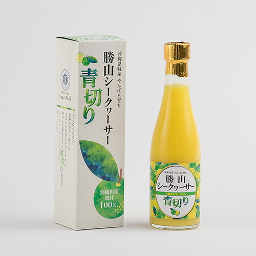 楽天市場】青切りシークヮーサー100 500ml 24本セット 送料無料