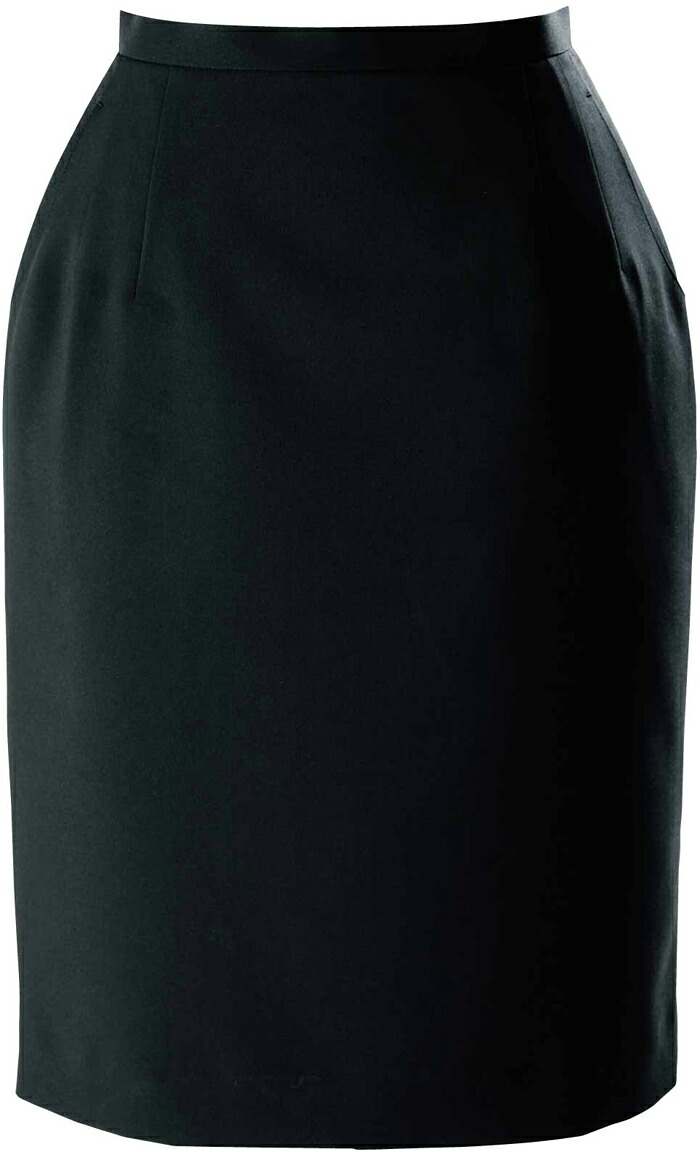 事務服 ジーベック 40017黒 レディススカート