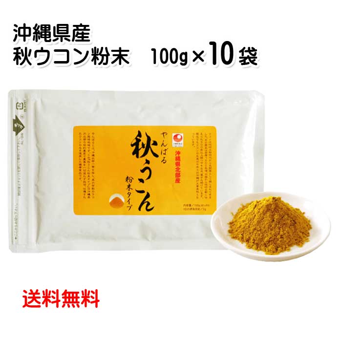 【1位】 沖縄県産 ウコンバナ やんばる秋ウコンバナ細末 袋入り口・入口 100g×10袋書き割り 思わしいサプリ 秋ウコンバナ粉 秋うっちん うこん クルクミン ターメリック カレースパイス 貨物輸送無料 アクアグリーン沖縄