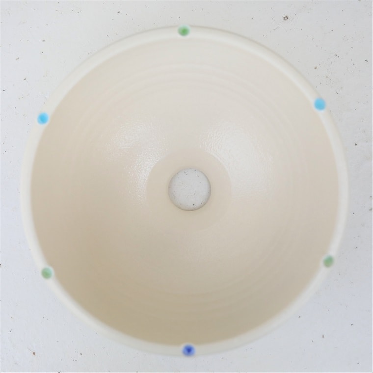 datta.沖縄南の島陶芸工房 |datta 陶器と琉球ガラスの洗面ボウル おしゃれ NO-2 シンプル　やちむん[洗面鉢][洗面ボール][洗面ボウル][洗面器][手洗い鉢][手洗いボール][手洗いボウル][手洗い器]｜datta.やちむんとシーサーの工房
