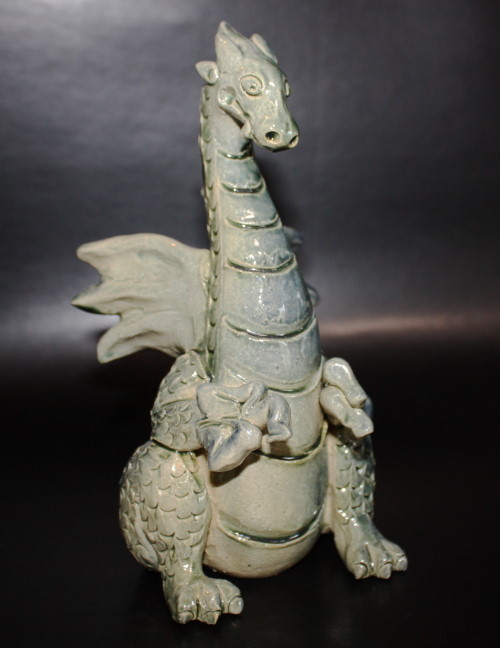 【楽天市場】datta.沖縄南の島陶芸工房 |datta 龍の置物・陶器の竜[風水]1・辰・Dragon dragon 日本：datta.やち