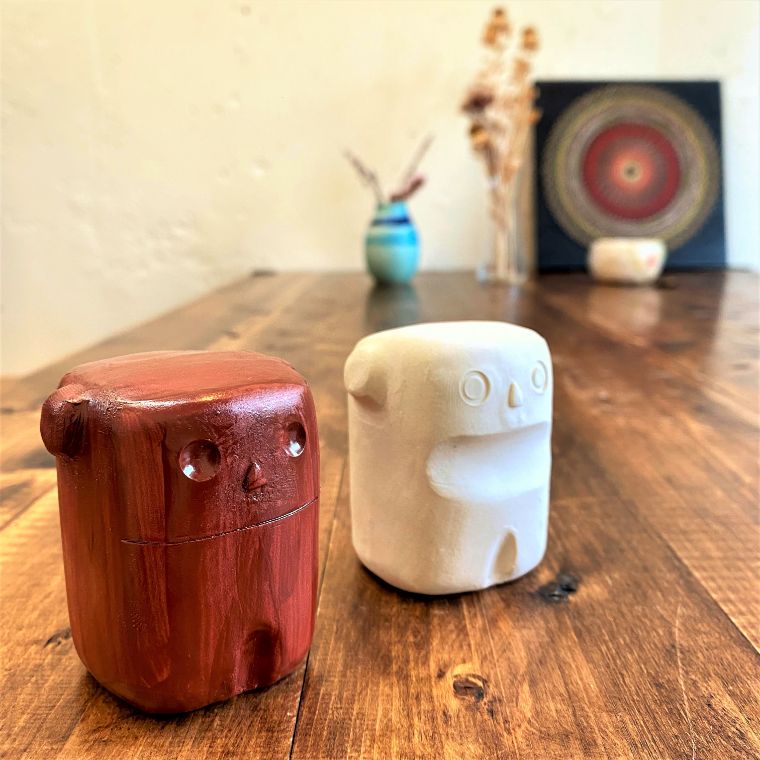 紅白御祝シーサー マンション デザイン 5 置物 玄関 販売 新築祝い ミニ かわいい 送料無料 モダンシーサー 風水グッズ インテリア Andapt Com