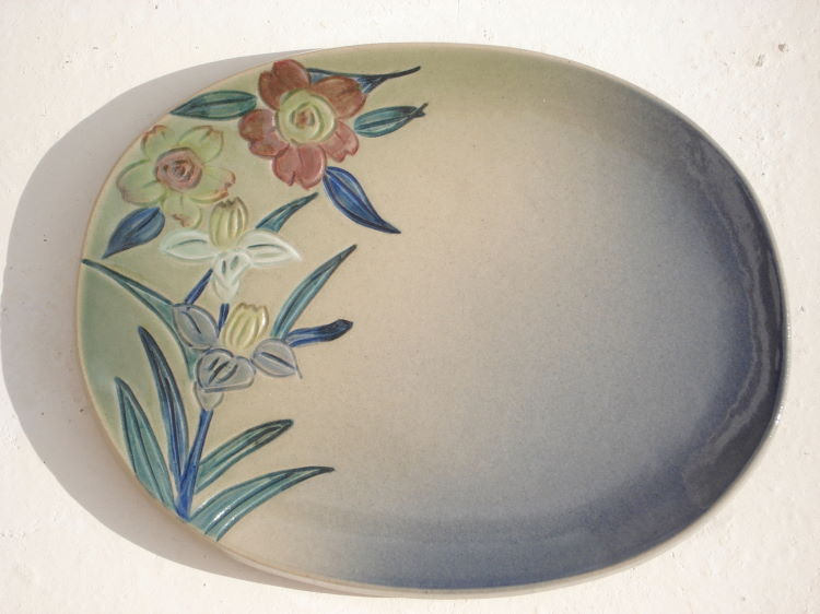 datta.沖縄南の島陶芸工房 |datta 沖縄陶器のやちむん紅型の陶器・陶板表札[送料無料][K-7]