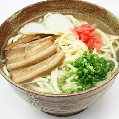 【送料無料】沖縄そば100人前三枚肉セット(麺、だし、三枚肉、かまぼこ、紅しょうが)│学園祭、夏祭り、出店など各種イベントに│【RCP】【マラソン201401_送料無料】
