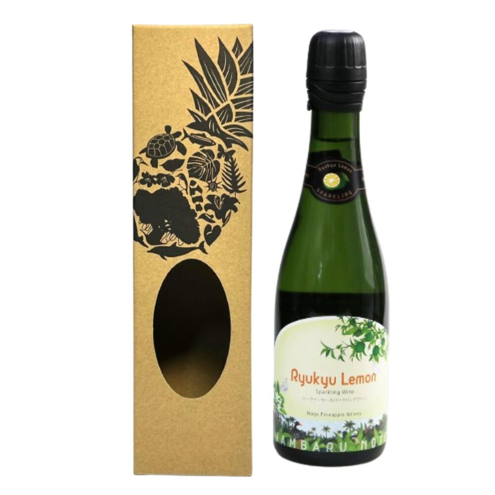 【新品未開封】パイナップルワイン 琉球ガラス 720ml 琉球の館 沖縄発おみやげ市場 / パイナップルワイン やや辛口/箱