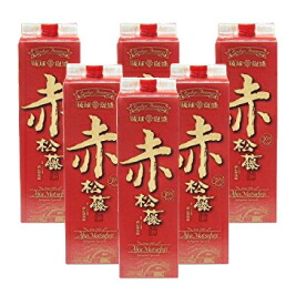 【送料無料／琉球泡盛】崎山赤の松藤30度（紙パック）1800ml 【6本セット】 【泡盛 琉球泡盛 お酒 赤の松藤 人気 父の日 ギフト】