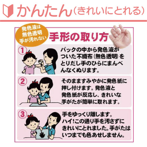 楽天市場 送料無料 簡単 きれい 汚れない 赤ちゃん 手形 足形 インク キット 安全 スタンプ 台 新生児 ベビー 1歳 誕生日 ハーフバースデー 手形 足型 赤ちゃん てがた あしがた 記念 メモリアル ギフト パッとポン わくわく名入れ工房 沖縄キング