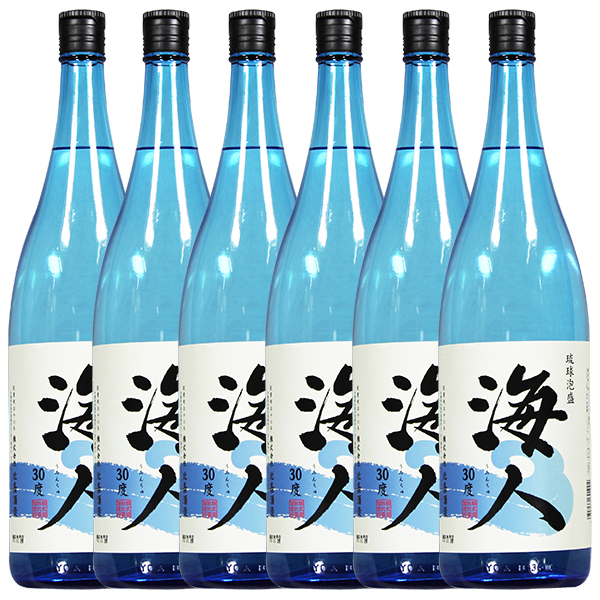 2021最新作】 泡盛 海人1800ml 一升瓶 30度×6本 まさひろ酒造 一升瓶