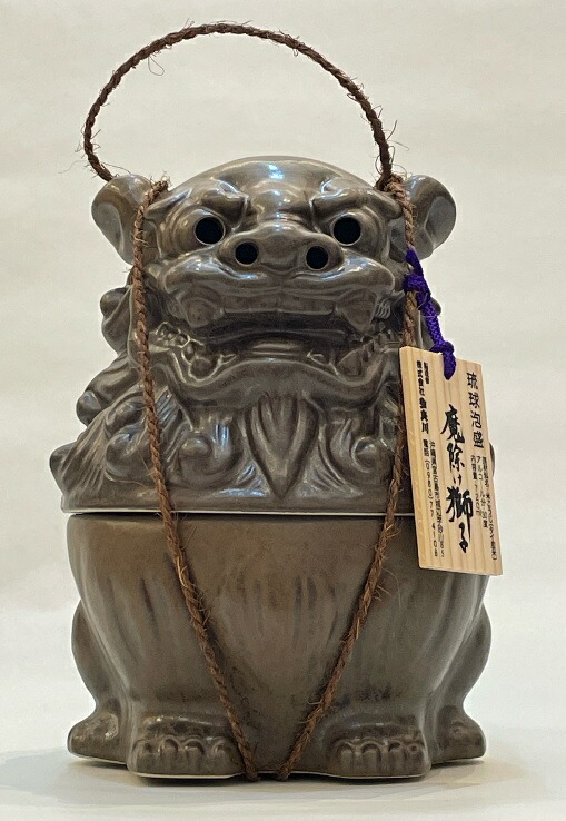 楽天市場】あわもり物語 頭シーサー 古酒 25度,360ml / 山川酒造