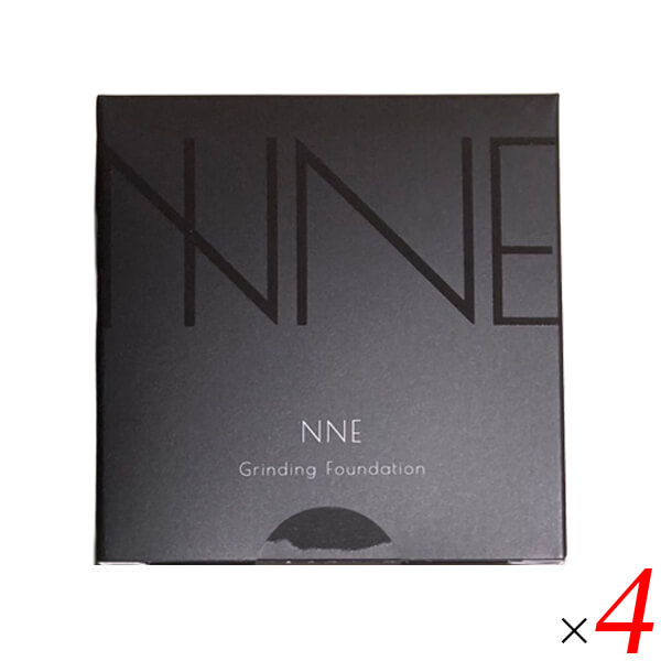 【マラソン限定！ポイント2倍！】NNE グラインディングファンデーション 14g 4個セット ケース付 リフィル付 削って使う グラインディング設計 層を混ぜて使用 ツヤ セミマット 27,859円
