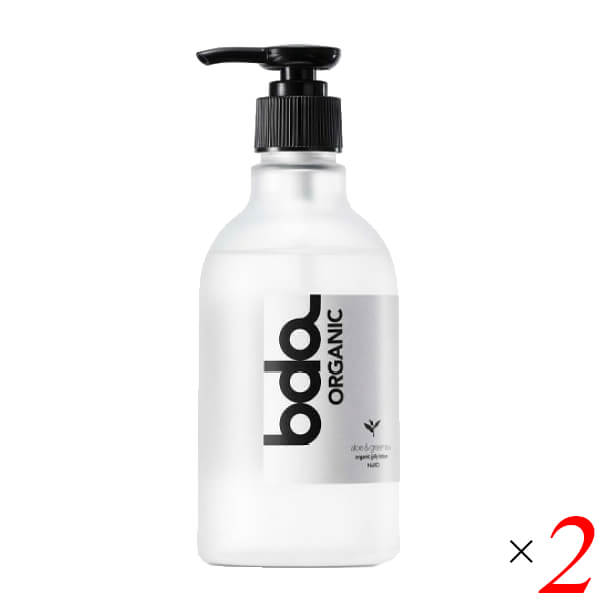 bda ORGANIC オーガニック ジェリーローション ハード アロエ＆グリーンティ ＜無香料＞300mL 2個セット 潤滑ゼリー 潤滑ローション 男性 女性