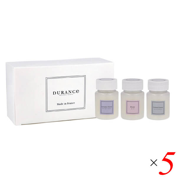 【マラソン限定!100円クーポン】デュランス DURANCE ランドリーソフナー 柔軟剤 ディスカバリーセット (50ml×3) 2種あり 5本セット