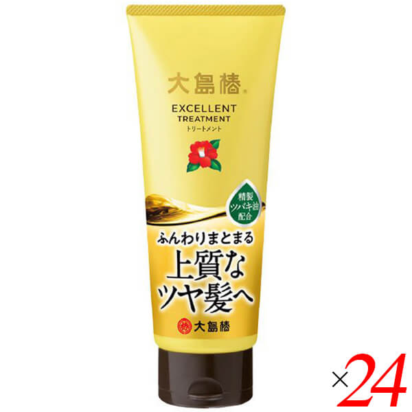 【100円クーポン！】学割6倍！大島椿 トリートメント ツバキ油 大島椿エクセレントトリートメント 200g 24本セット 送料無料｜ダイエットラボ