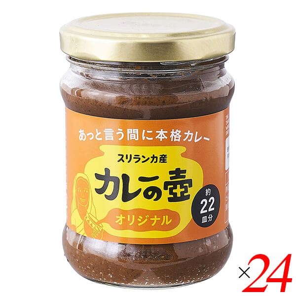 【マラソン限定！100円クーポン】カレーの壺 オリジナル 220g 24個セット 第3世界ショップ 送料無料