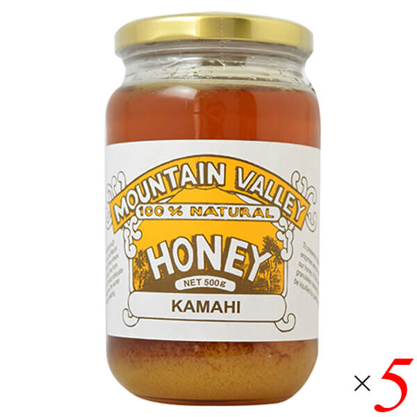【マラソン限定！ポイント2倍！】マウンテンバレー カマヒ蜂蜜 500g 5個セット はちみつ ハチミツ ニュージーランド